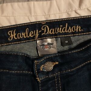 Harley-Davidson Women's Boot Cut Jeans - Dark Blue